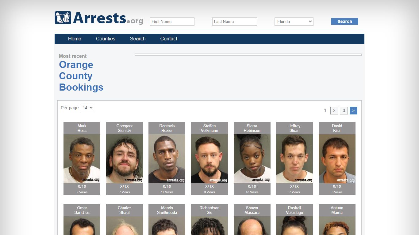 Orange County Arrests and Inmate Search